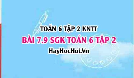 Bài 7.9 SGK Toán 6 tập 2 Kết nối tri thức